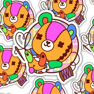 Stitches the Bear Sticker